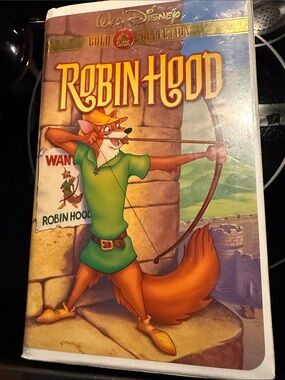 Walt Disney Robin Hood Kids VHS - Green Cover